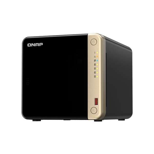 QNAP TS-464 NAS Tower Nätverksansluten (Ethernet) Svart N5095