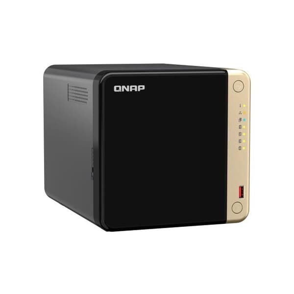 QNAP TS-464 NAS Tower Nätverksansluten (Ethernet) Svart N5095 Svart