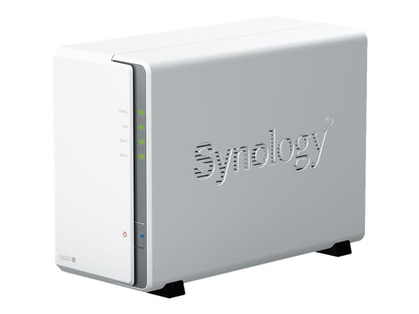 Synology DiskStation DS223J, NAS, stationär, Realtek, RTD1619B, 1 GB, DDR4 Vit