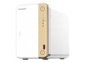 Miniatyrbild 1 av 5: QNAP TS-262, NAS, torn, Intel® Celeron®, N4505, 16 TB, guld, vit