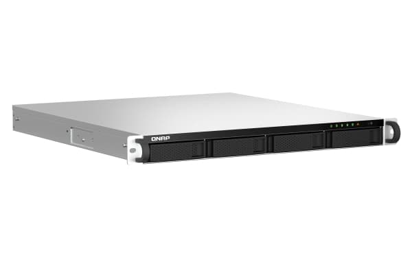 QNAP TS-464U NAS Rack (1U) Intel® Celeron® N5095 8 GB DDR4 16 TB HDD QNAP QTS Aluminium, Black