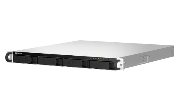 QNAP TS-464U NAS Rack (1U) Intel® Celeron® N5095 8 GB DDR4 16 TB HDD QNAP QTS Aluminium, Black
