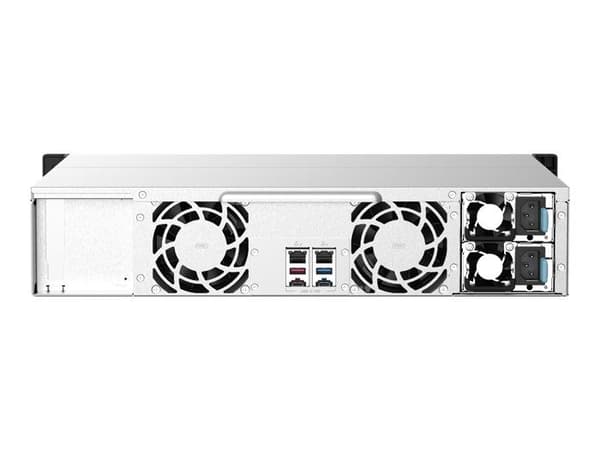 QNAP TS-1273AU-RP-8G 12-fack 12-fack rackmonterad NAS AMD Ryzen V1000 series V1500B 4C/8T 2.2GHz 8GB DDR4 RAM 2x2.5GbE LAN tillval