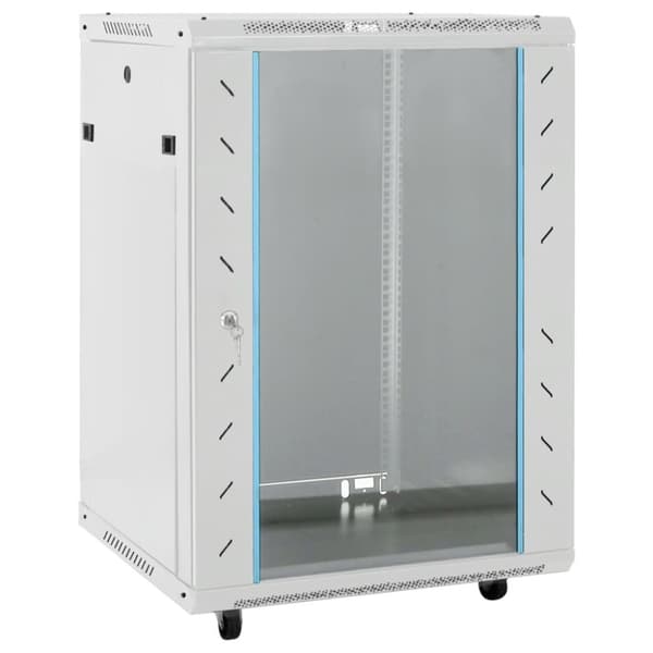 15U Nätverksskåp med svänghjul 19" IP20 53x40x80 mm
