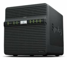 CAPTIVA NAS Server S75-814, NAS, Skrivbord, Realtek, RTD1619B, 2 GB, 16 TB Svart