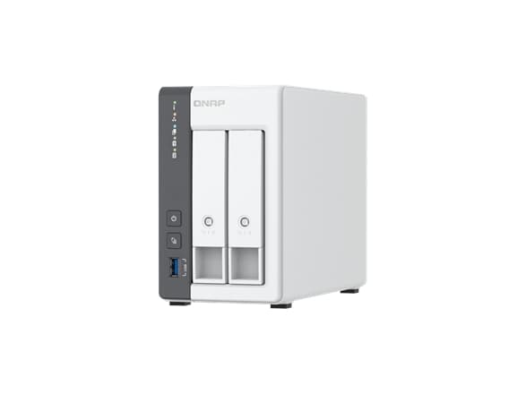 QNAP TS-216G 16TB WD Red Plus NAS-bunt NAS inkl. 2x 8TB WD Red Plus 3,5 tommers SATA-harddisk