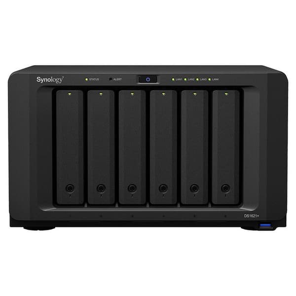Synology DiskStation DS1621+ Fodral - NAS Storage Server Svart