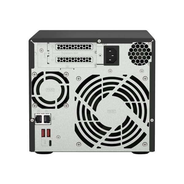 Lagringsserver (NAS) - QNAP - TS-473A-8G - 2,5 GbE AMD Ryzen fyrkärnig Svart