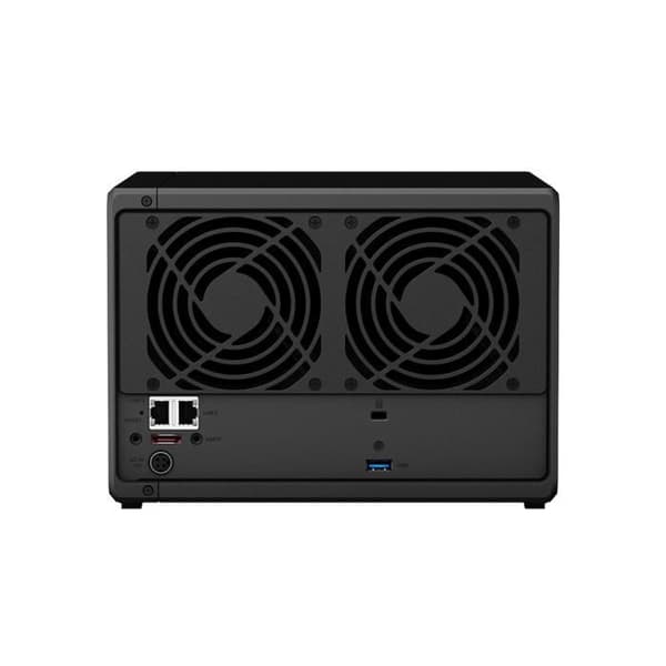 SYNOLOGY DiskStation DS1019 + NAS 5-fack 2x M2-kortplats - Svart