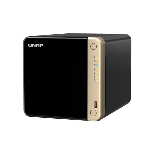 Storage Server (NAS) - QNAP - TS-464-8G - single-port multi-gig - 4 kärnor/ 4 trådar