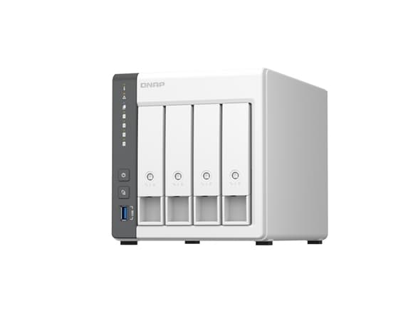 QNAP TS-433, NAS, Tower, Arm, Cortex-A55, 4 GB, 0 TB