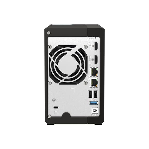 NAS-server - QNAP - TS-253E-8G - 2 fackor - 8 GB - Säker lagring Svart
