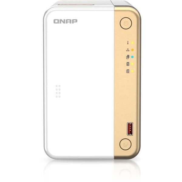 Qnap TS-262-4G NAS-server / 2-fack NAS Intel 2-kärnig + 4G RAM