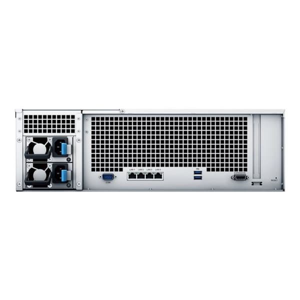 Lagringsserver - SYNOLOGY - RS2821RP+ - 16 fack - 4GB RAM - 2.2 GHz QC Svart