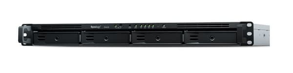 Synology RX418 diskarrayrack (1U) Svart, Grå Svart, Grå