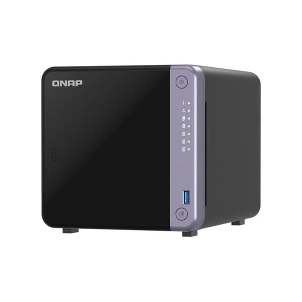 QNAP NAS-server - TS-432X-4G - 4 fack - 10GbE - 4GB DDR4 - Svart Svart