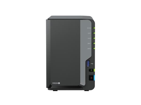 Synology Disk Station DS224+ - NAS-server Svart