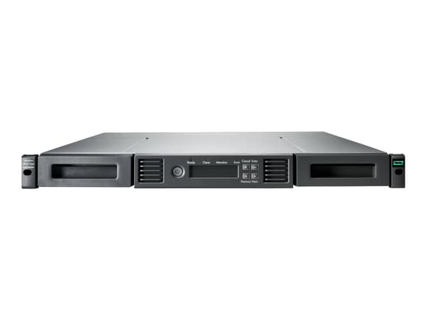 HPE StoreEver MSL 1/8 - Tape Autoloader - 96 TB / 240 TB - Laajennusyksiköt: 8 - LTO Ultrium (12 TB / 30 TB) - Ultrium 8 - SAS-2 - räkkiasennus - 1U