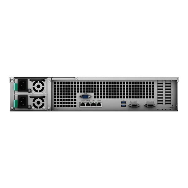 NAS-server - SYNOLOGY - RS3621RPXS - 12 bäddar - 6 kärnor - 8GB DDR4 Svart