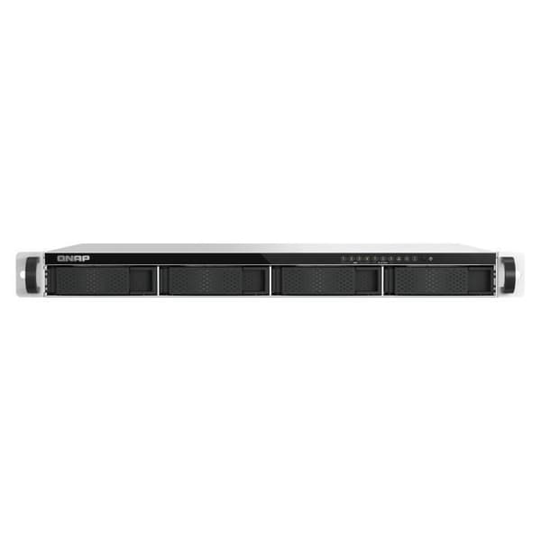 NAS QNAP TS-H765EU-8G NAS 4-Bay Intel Atom x7405C 8GB SODIMM DDR5 150W PSU Svart, Grå
