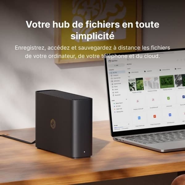 NAS-server - SYNOLOGY - BST150-4T - BeeStation 4 TB - Samtidig säkerhetskopiering av Windows-filer och iOS/Android-foton