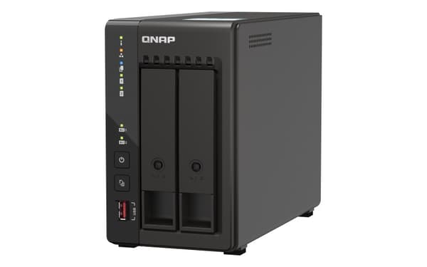 QNAP TS-253E NAS Tower Ethernet LAN Svart J6412