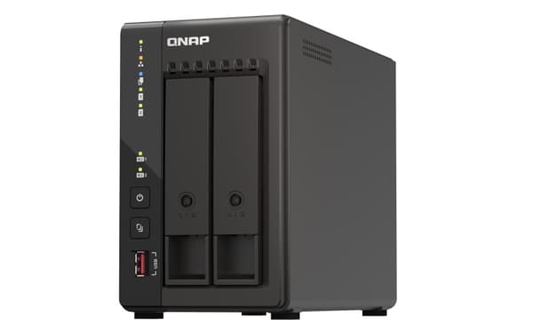 QNAP TS-253E NAS Tower Ethernet LAN Svart J6412 Svart