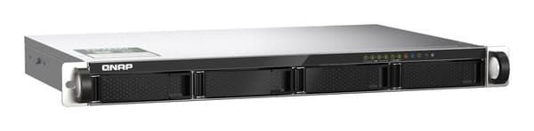 QNAP TS-435XEU NAS Rack (1U) Marvell CN9131 4 GB DDR4 0 TB QNAP QTS Sort, Grå