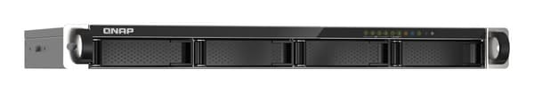 QNAP TS-435XEU NAS Rack (1U) Marvell CN9131 4 GB DDR4 0 TB QNAP QTS Sort, Grå