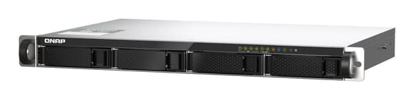 QNAP TS-435XEU NAS Rack (1U) Marvell CN9131 4 GB DDR4 0 TB QNAP QTS Sort, Grå