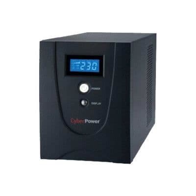 CyberPower Value 2200EILCD extern växelriktare - 1320W - 2200VA 9Ah - RS-232, USB - 6 utgångar Svart