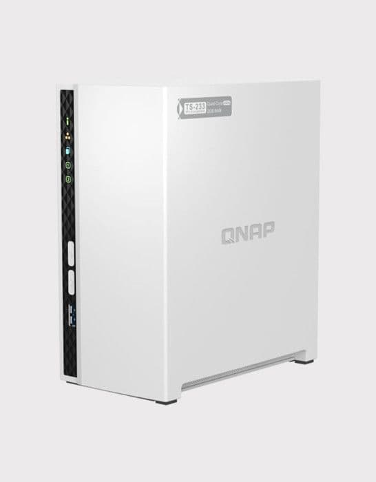 Lagringsserver (NAS) - QNAP - TS-233 - Quad-core ARM Cortex A55 med integrerad NPU