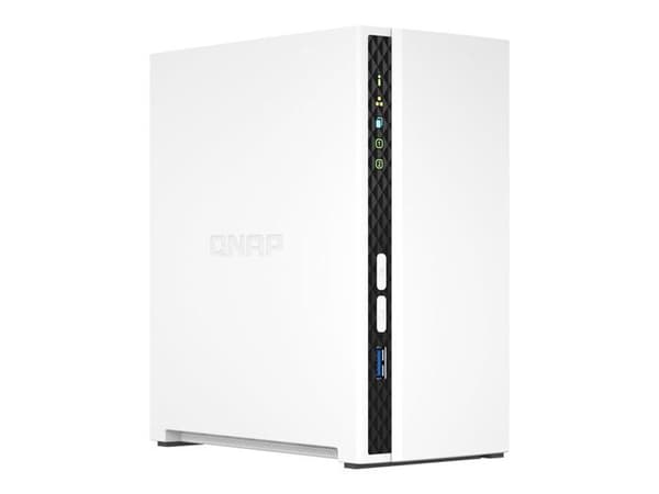 Lagringsserver (NAS) - QNAP - TS-233 - Quad-core ARM Cortex A55 med integrerad NPU