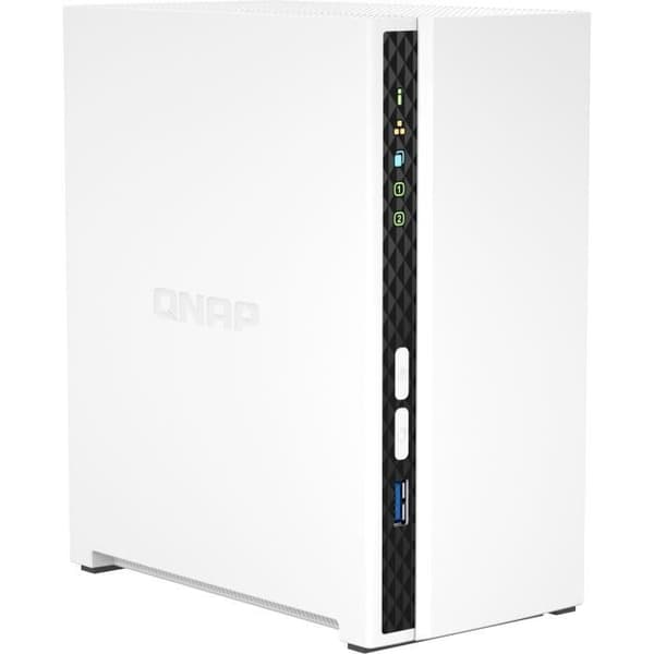 Lagringsserver (NAS) - QNAP - TS-233 - Quad-core ARM Cortex A55 med integrerad NPU