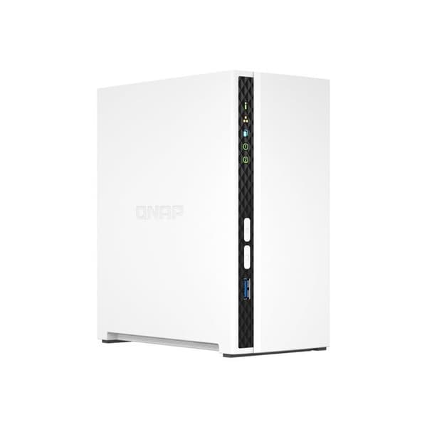 Lagringsserver (NAS) - QNAP - TS-233 - Quad-core ARM Cortex A55 med integrerad NPU