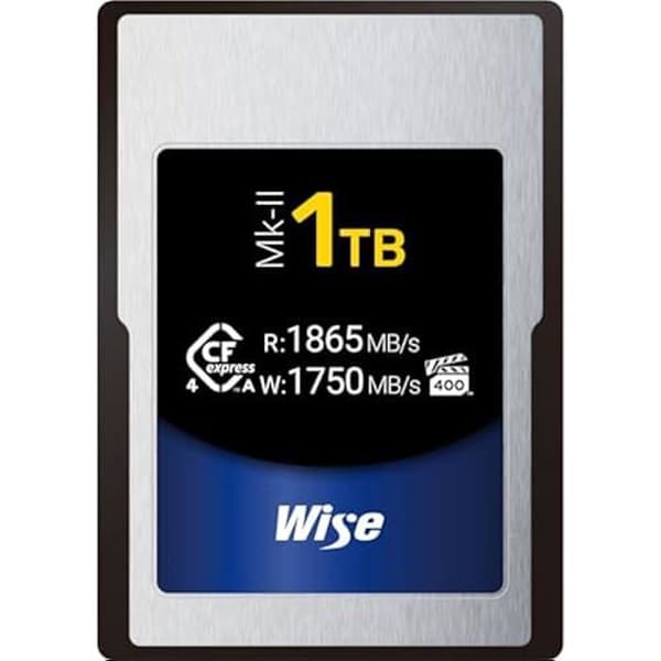 CFexpress 4.0 Typ A - WISE - MK-II - 1 To - USB - Mått: 13x10x2 cm