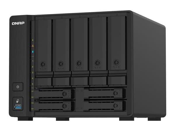 NAS-lagringsserver - QNAP - TS-932PX-4G - 9 fack - 4GB RAM - 10GbE SFP+
