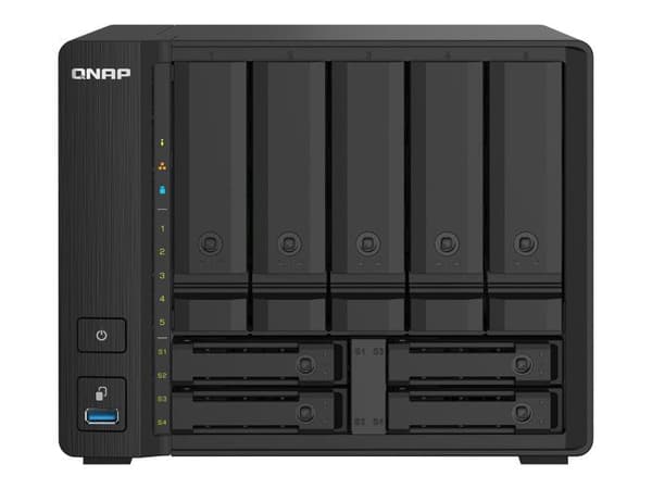 NAS-lagringsserver - QNAP - TS-932PX-4G - 9 fack - 4GB RAM - 10GbE SFP+