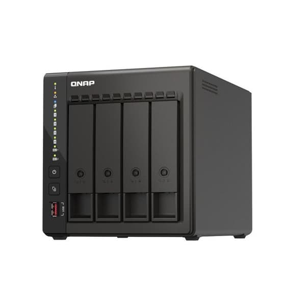 NAS-server - Qnap - TS-453E-8G - 4 fack - 8 GB RAM - 2.5GbE
