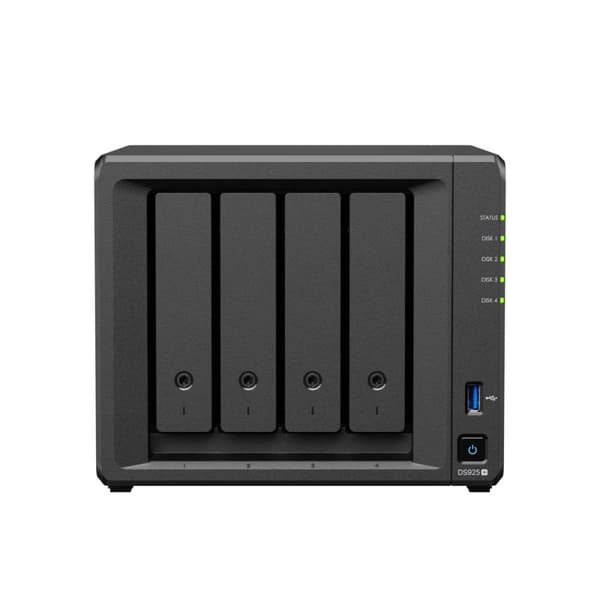 SYNOLOGY DS925+ NAS-Server 4-Bay 4GB DDR,SATA,RJ-45,USB3.2