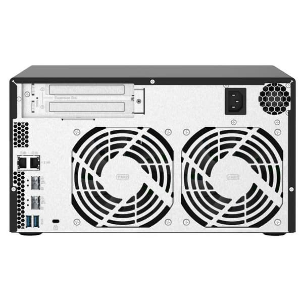 NAS-server - QNAP - TS-832PX-4G - 8 fackor - 4 GB RAM - 10GbE SFP+