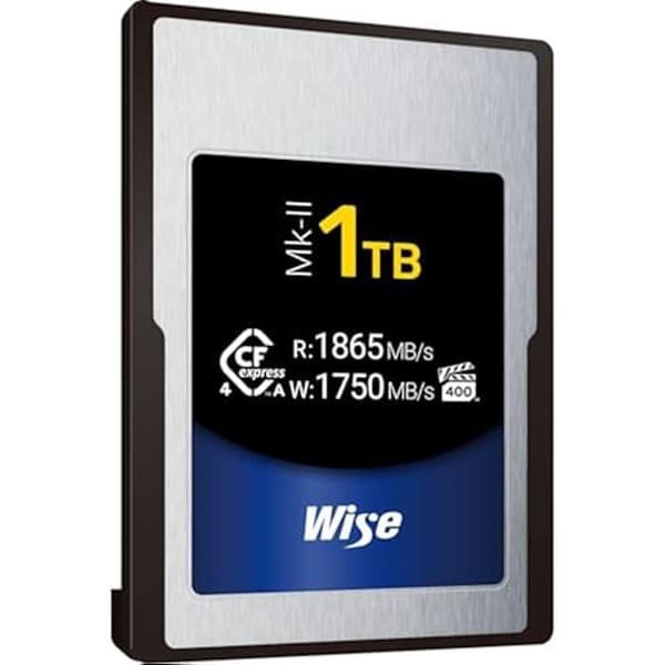 CFexpress 4.0 Typ A - WISE - MK-II - 1 To - USB - Mått: 13x10x2 cm