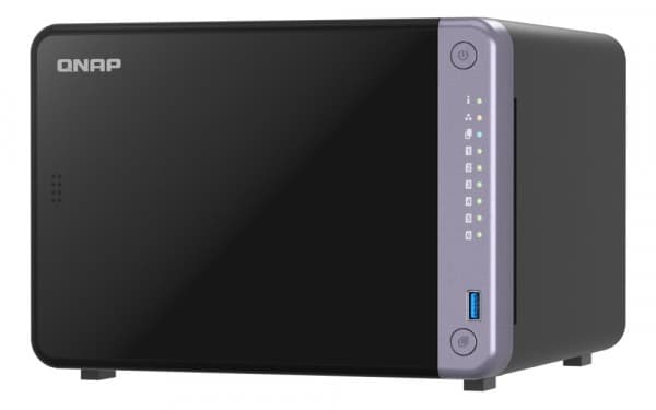 QNAP TS-632X-4G 6-bay NAS AL524 2.0GHz Quad Core 4GB DDR4 SODIMM Max. 16GB 2x10GbE SFP+