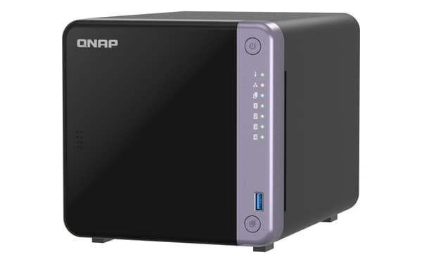 QNAP TS-432X-4G NAS/lagringsserver Tower Ethernet LAN Svart Alpine AL-524