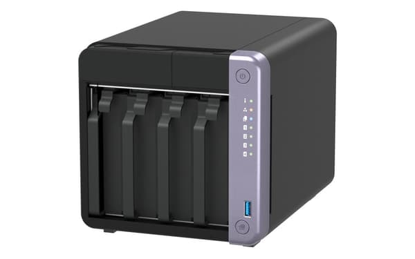 QNAP TS-432X-4G NAS/lagringsserver Tower Ethernet LAN Svart Alpine AL-524