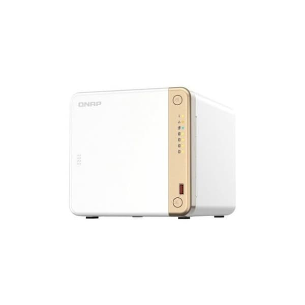 Nätverkslagring NAS - Qnap - TS-462-4G - Vit - Gigabit Ethernet - 2 års garanti