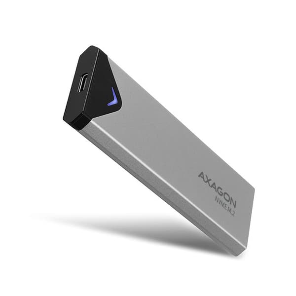 AXAGON ECO AXAGON USB-C 3.1 - NVME M.2 Box. Extern SuperSpeed+ USB-C metallbox för M.2 NVMe SSD-hårddiskar