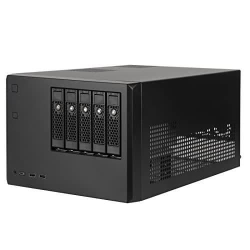 NAS-hölje - SILVERSTONE - SST-CS351B - 5 expansionsfack - SAS-12G/SATA-6G
