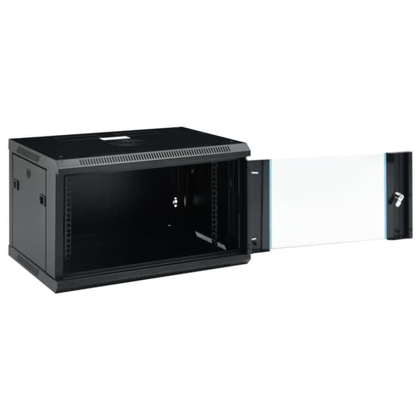 6U Nätverksskåp väggmonterat 19" IP20 600x450x375 mm