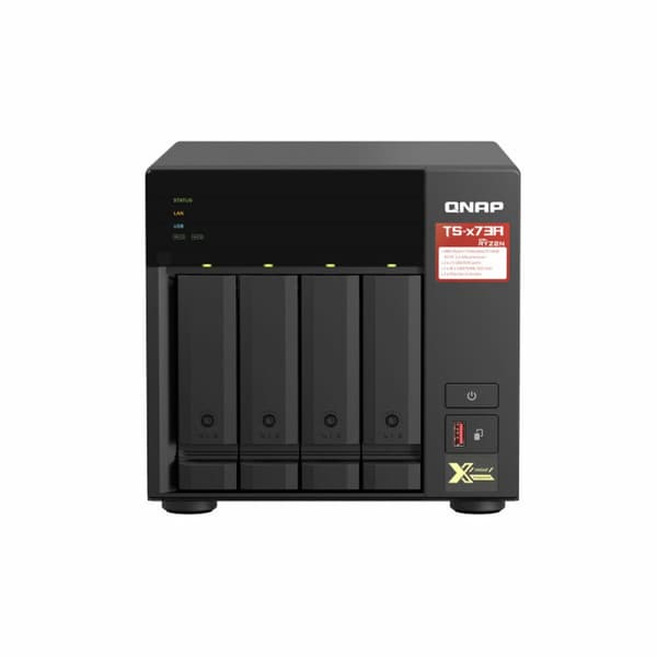 Nätlagringsenhet NAS Qnap TS-473A-8G Svart Svart